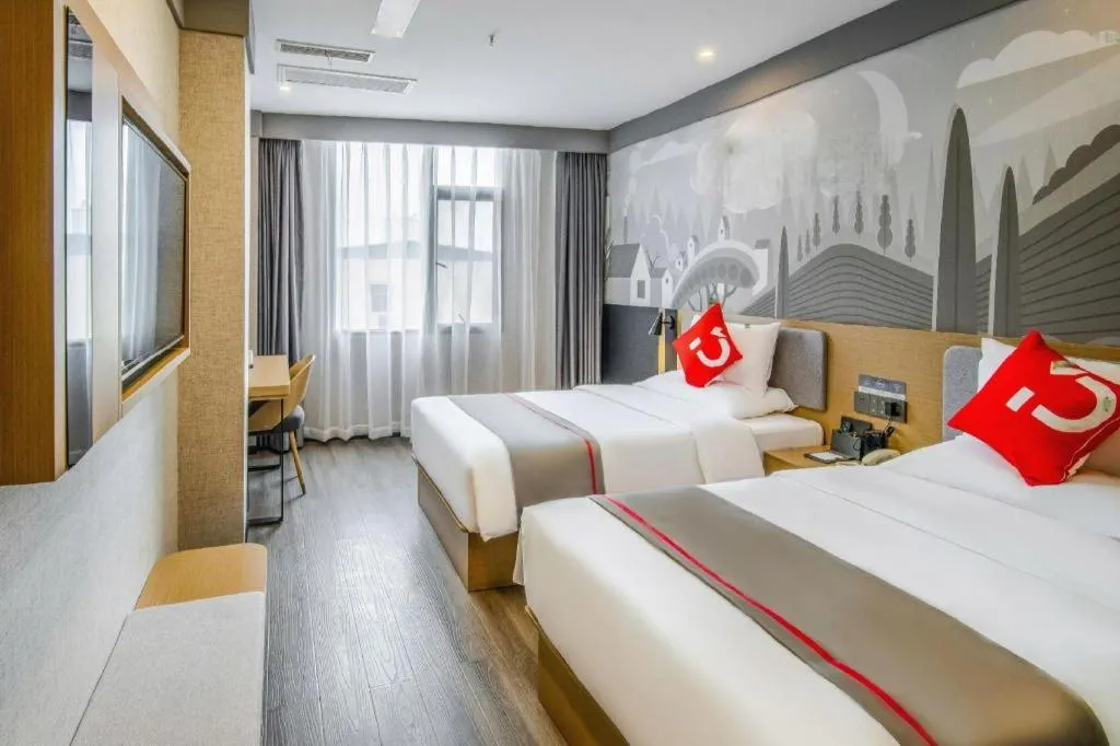 Bed in Thank Inn Henan Zhoukou Chuanhui District Zhoukou Avenue Municipal Government