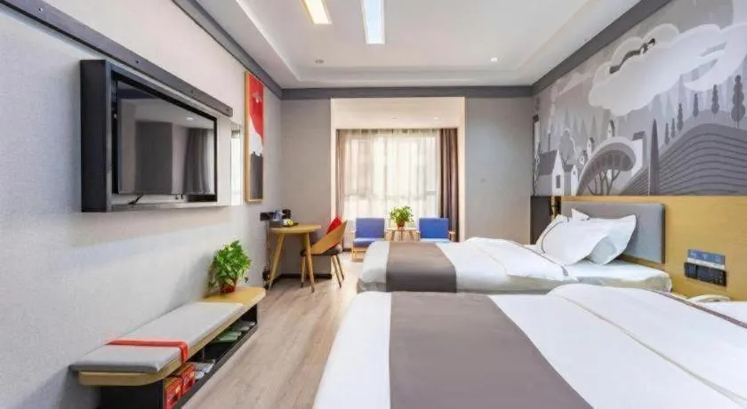 Bed in Thank Inn Henan Zhoukou Chuanhui District Zhoukou Avenue Municipal Government