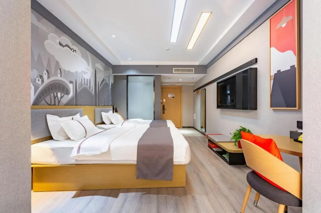 Bed in Thank Inn Henan Zhoukou Chuanhui District Zhoukou Avenue Municipal Government