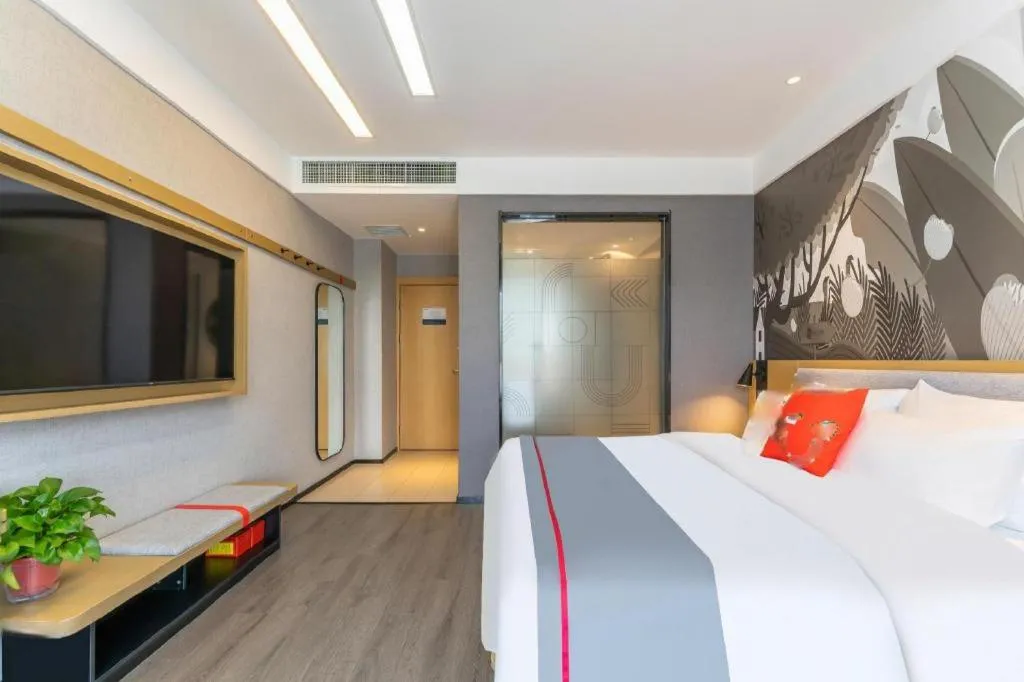 Bed in Thank Inn Henan Zhoukou Chuanhui District Zhoukou Avenue Municipal Government