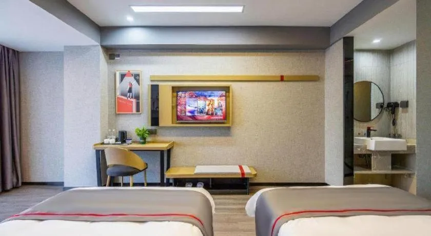 Bed in Thank Inn Henan Zhoukou Chuanhui District Zhoukou Avenue Municipal Government