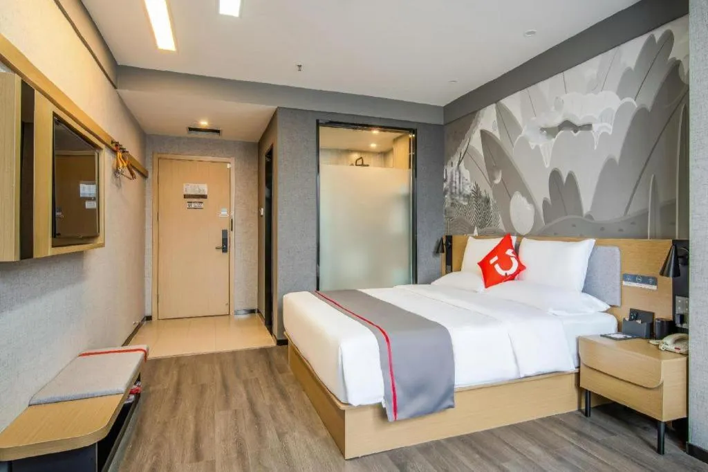 Bed in Thank Inn Henan Zhoukou Chuanhui District Zhoukou Avenue Municipal Government