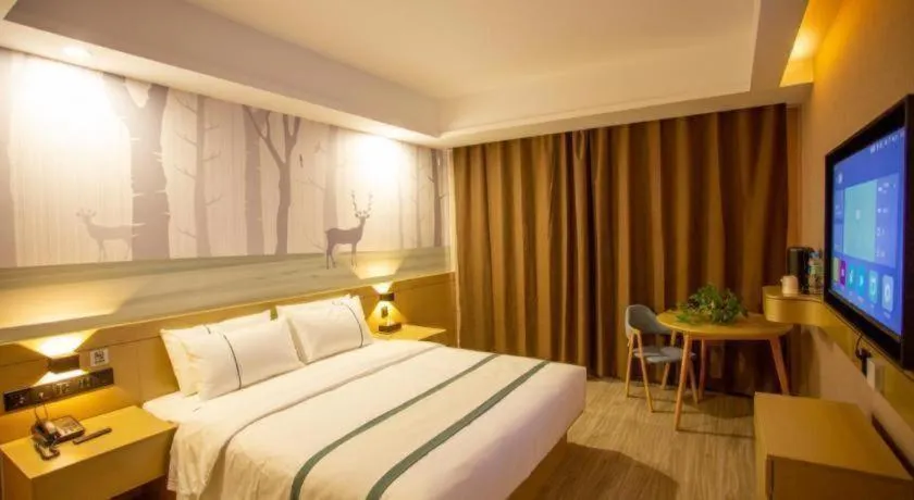 Bed in City Comfort Inn Xining Limeng Commercial Pedestrian Street