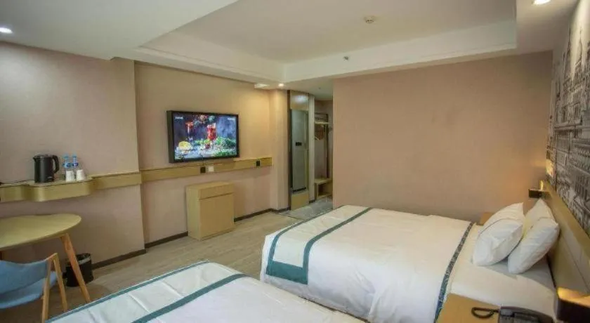 Bed in City Comfort Inn Xining Limeng Commercial Pedestrian Street