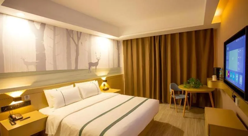 Bed in City Comfort Inn Xining Limeng Commercial Pedestrian Street