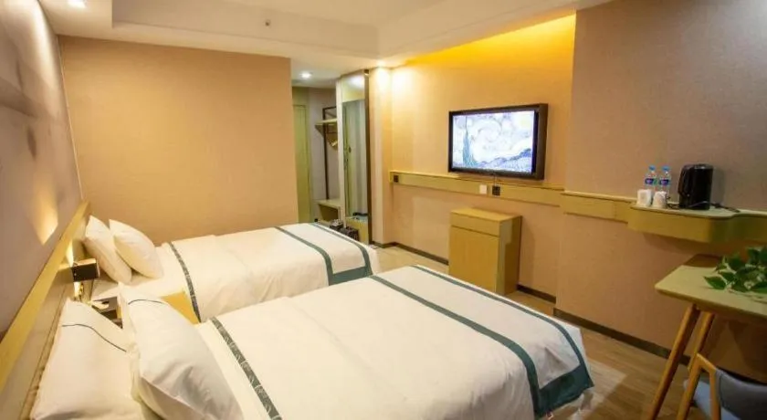 Bed in City Comfort Inn Xining Limeng Commercial Pedestrian Street