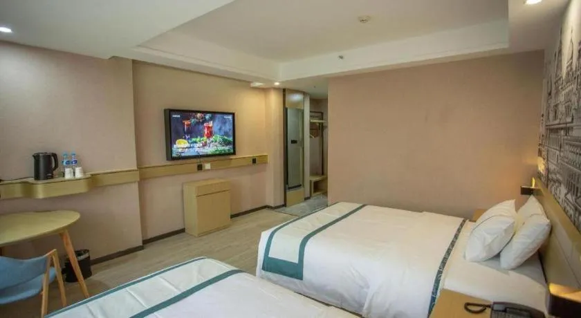 Bed in City Comfort Inn Xining Limeng Commercial Pedestrian Street