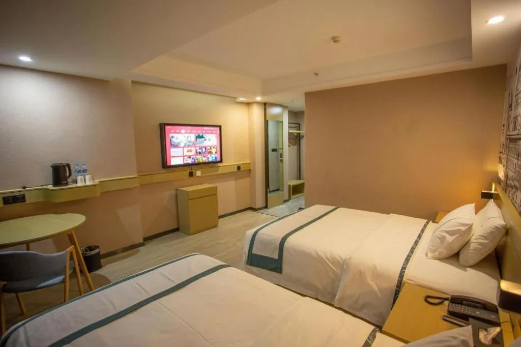 Bed in City Comfort Inn Xining Limeng Commercial Pedestrian Street