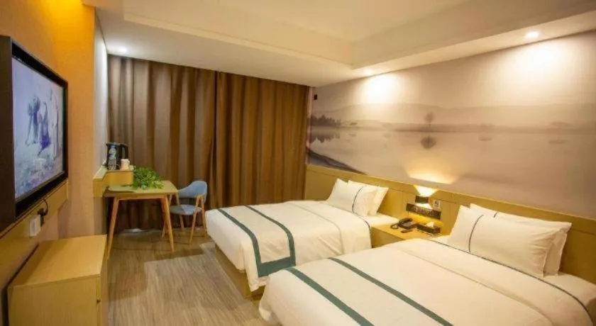 Bed in City Comfort Inn Xining Limeng Commercial Pedestrian Street