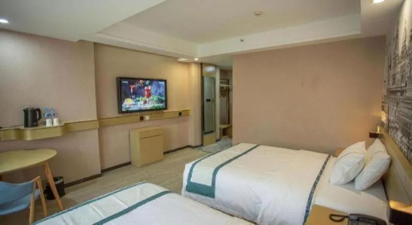 Bed in City Comfort Inn Xining Limeng Commercial Pedestrian Street