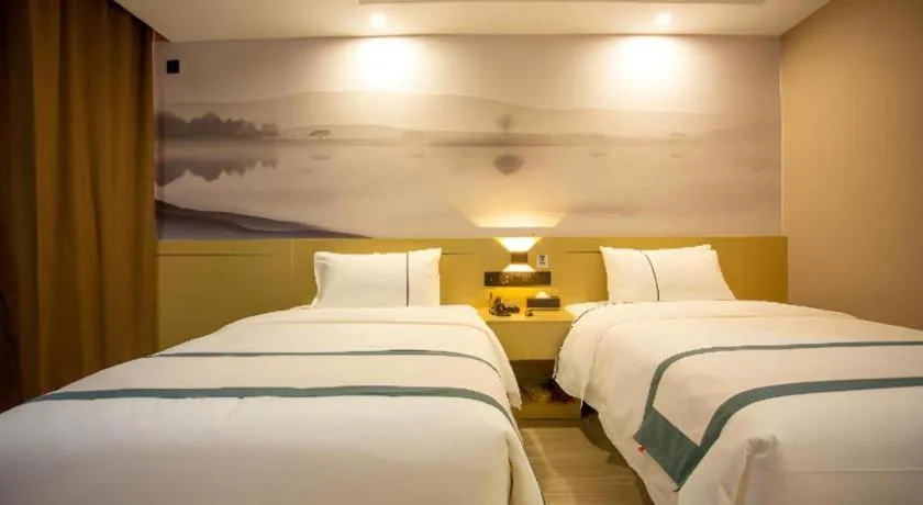 Bed in City Comfort Inn Xining Limeng Commercial Pedestrian Street