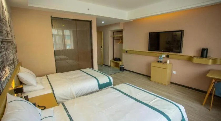 Bed in City Comfort Inn Xining Limeng Commercial Pedestrian Street