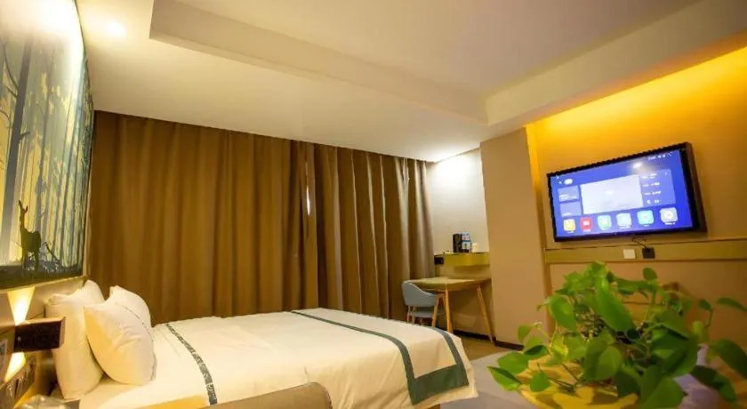 Bed in City Comfort Inn Xining Limeng Commercial Pedestrian Street