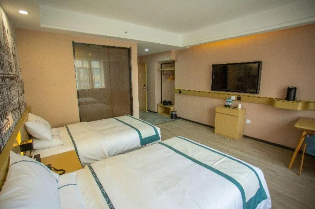 Bed in City Comfort Inn Xining Limeng Commercial Pedestrian Street
