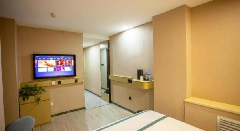 Bed in City Comfort Inn Xining Limeng Commercial Pedestrian Street