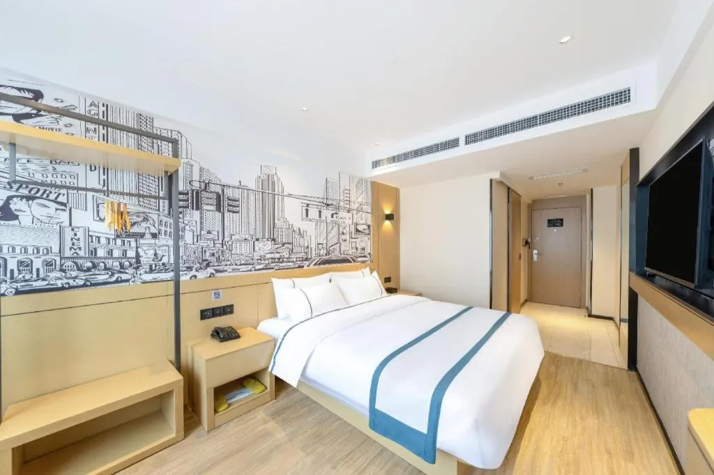 Bed in City Comfort Inn Shannan Passenger Terminal