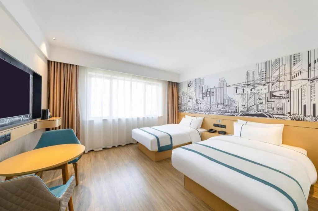 Bed in City Comfort Inn Shannan Passenger Terminal