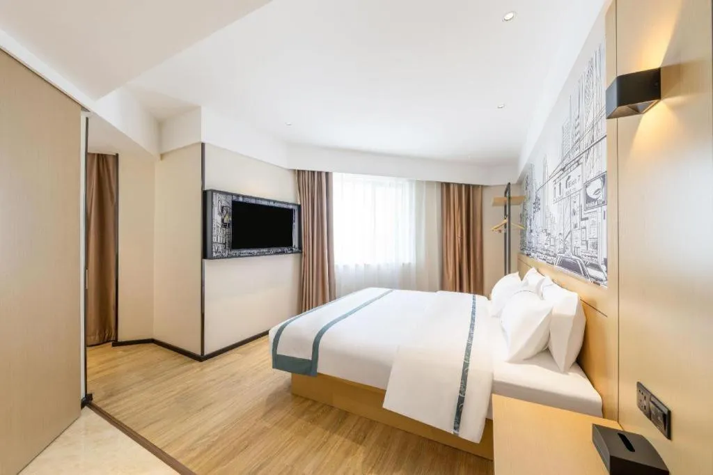 Bed in City Comfort Inn Shannan Passenger Terminal