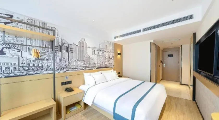 Bed in City Comfort Inn Shannan Passenger Terminal