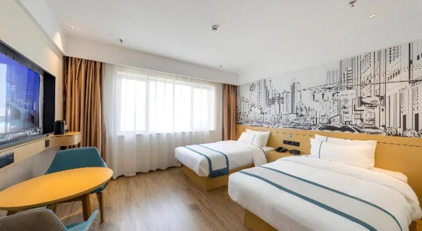 Bed in City Comfort Inn Shannan Passenger Terminal