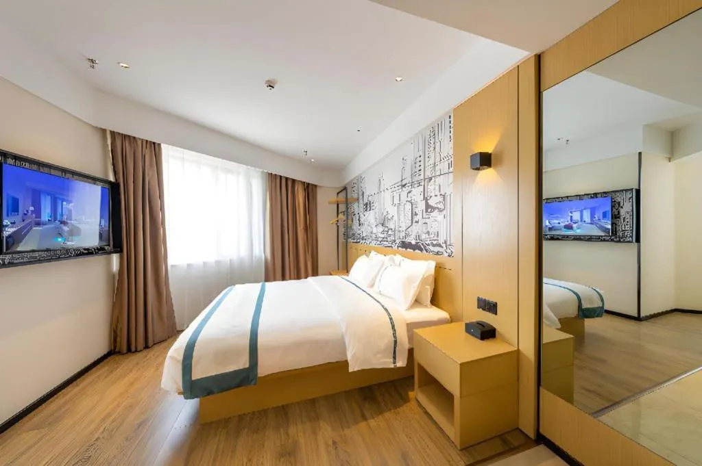 Bed in City Comfort Inn Shannan Passenger Terminal