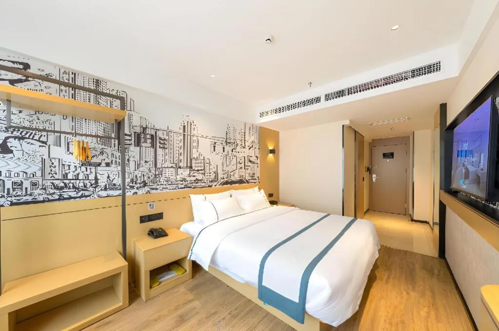 Bed in City Comfort Inn Shannan Passenger Terminal