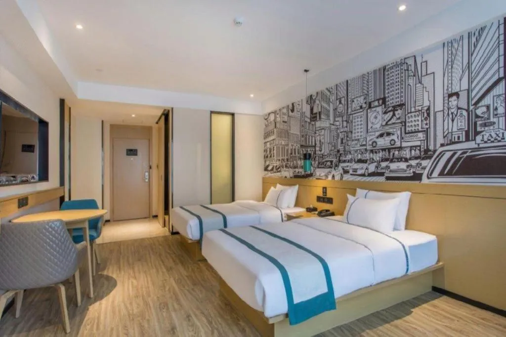 Bed in City Comfort Inn You County Wangyun International Plaza