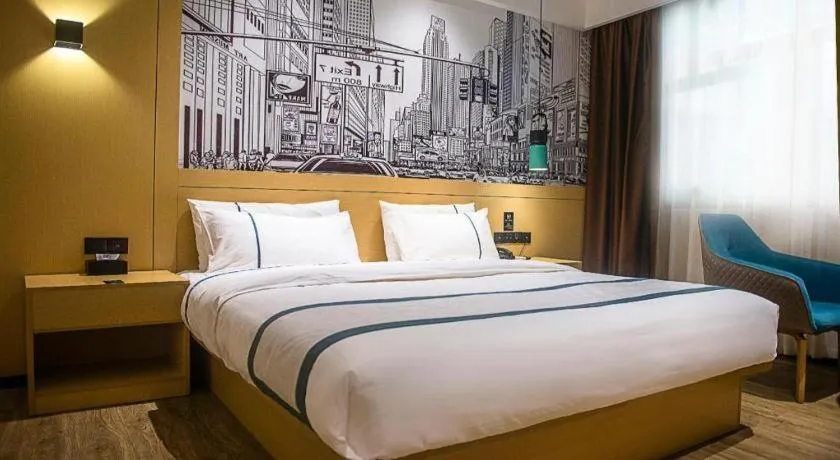 Bed in City Comfort Inn You County Wangyun International Plaza