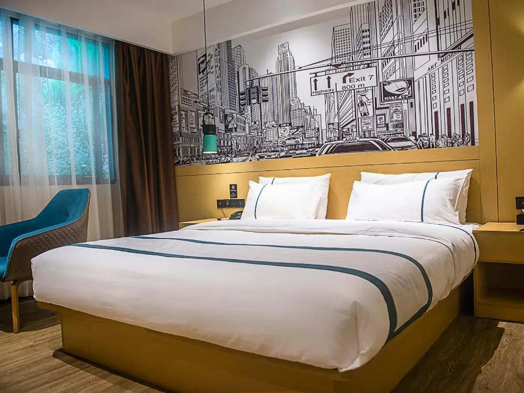 Bed in City Comfort Inn You County Wangyun International Plaza