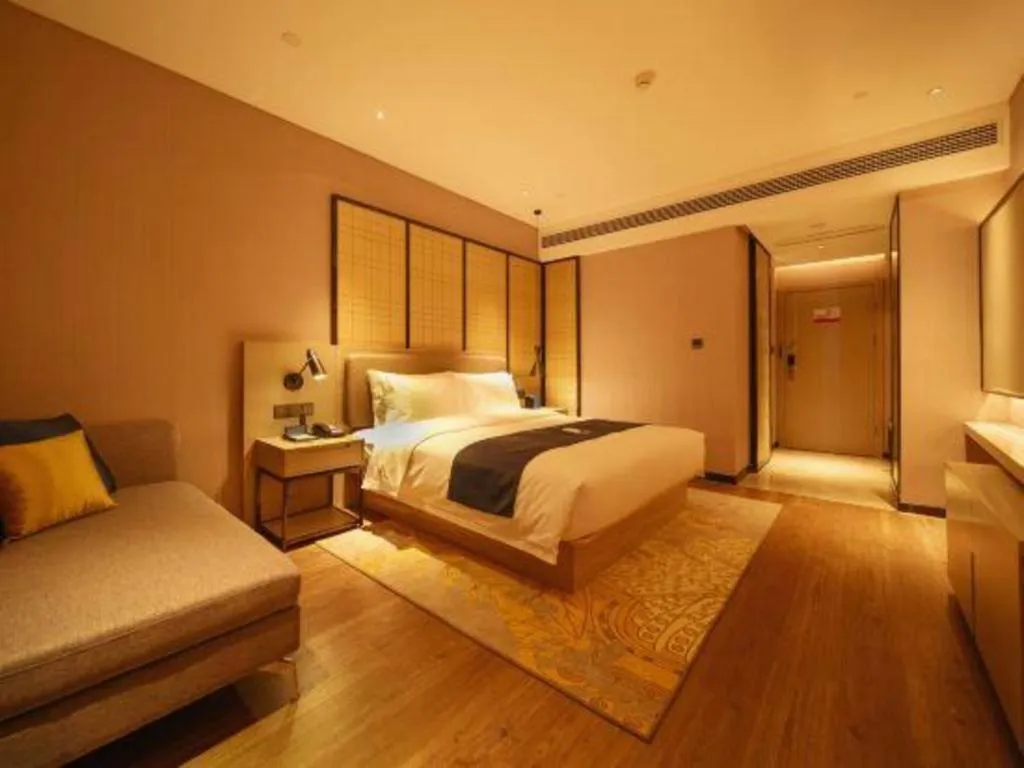 Bed in Echarm Hotel Hengshui 2nd High School High-speed Railway Station