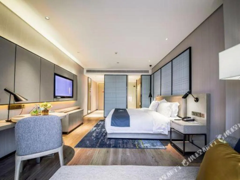 Bed in Echarm Hotel Hengshui 2nd High School High-speed Railway Station