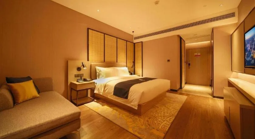 Bed in Echarm Hotel Hengshui 2nd High School High-speed Railway Station