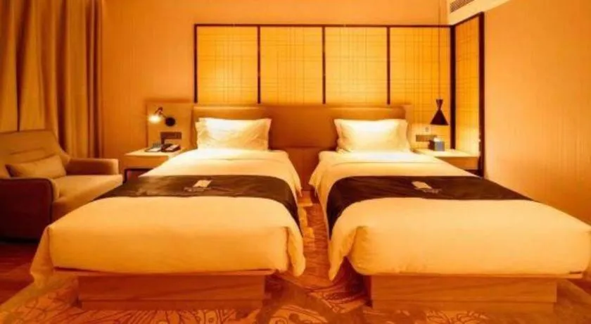 Bed in Echarm Hotel Hengshui 2nd High School High-speed Railway Station
