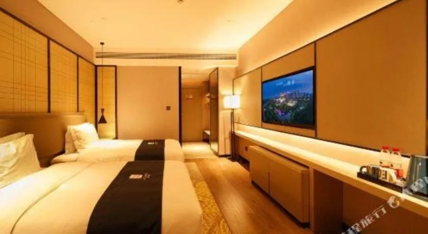 Bed in Echarm Hotel Hengshui 2nd High School High-speed Railway Station