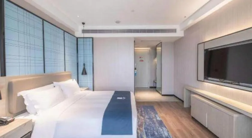 Bed in Echarm Hotel Hengshui 2nd High School High-speed Railway Station