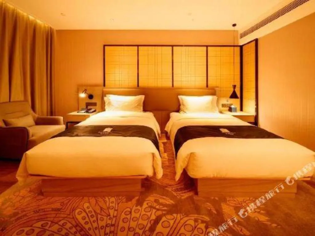 Bed in Echarm Hotel Hengshui 2nd High School High-speed Railway Station