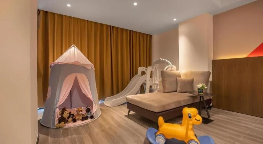 Bed in Borrman Hotel Guilin North Railway Station Zhonghao International