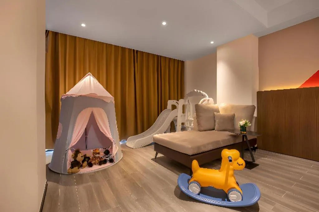 Bed in Borrman Hotel Guilin North Railway Station Zhonghao International