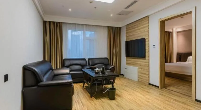 Bed in City Comfort Inn Handan New Century Plaza