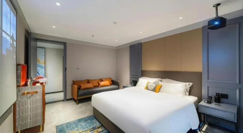 Bed in Premier City Comfort Hotel Suizhou Wuyue Plaza