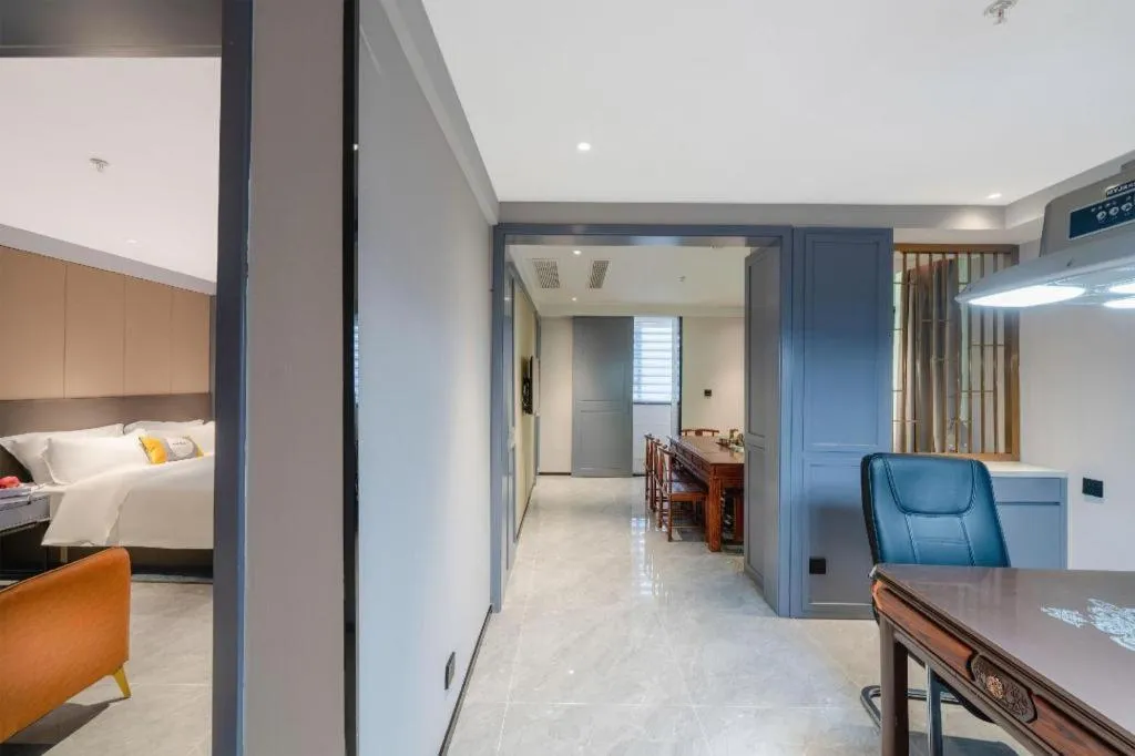 Bed in Premier City Comfort Hotel Suizhou Wuyue Plaza