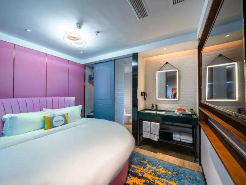 Bed in Premier City Comfort Hotel Suizhou Wuyue Plaza