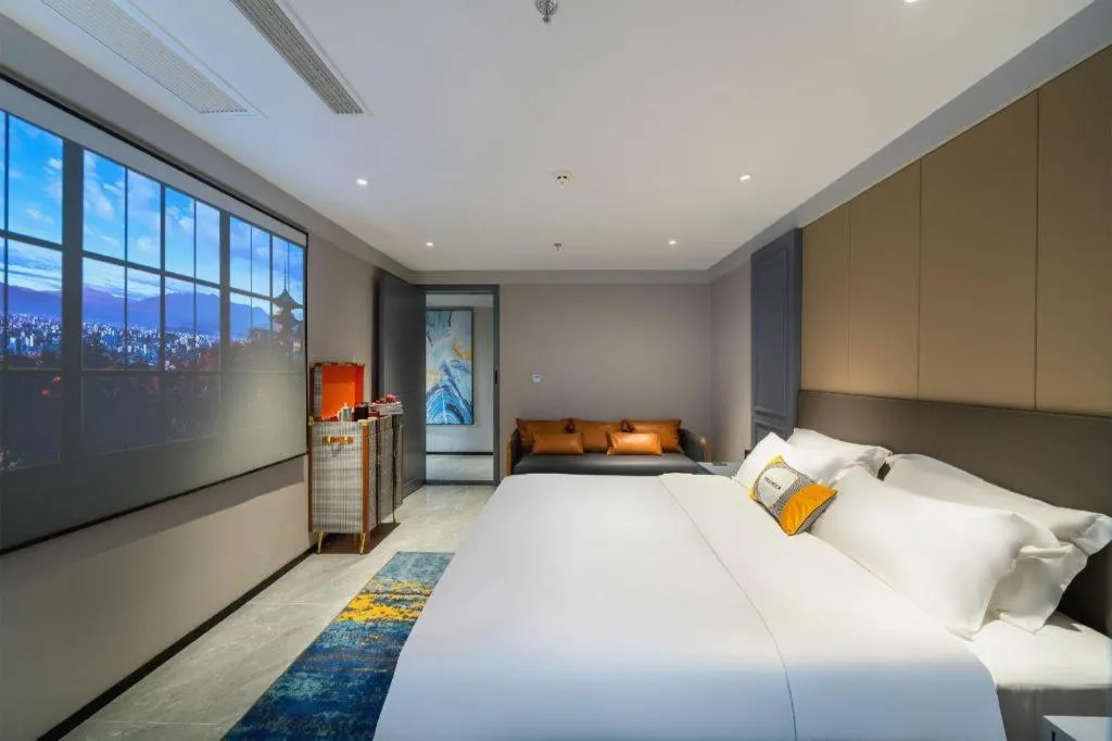 Bed in Premier City Comfort Hotel Suizhou Wuyue Plaza