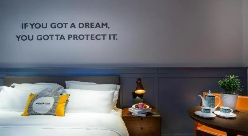 Bed in Premier City Comfort Hotel Suizhou Wuyue Plaza