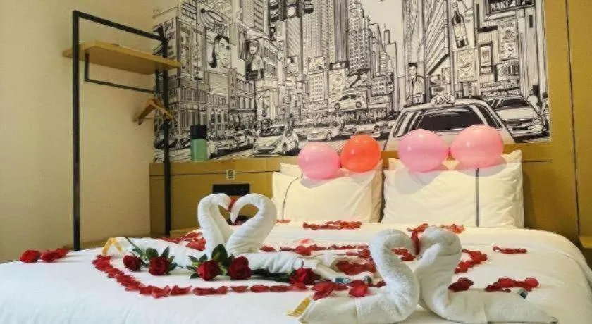 Bed in City Comfort Inn Chongqing Fuling North Station Taiyi Avenue