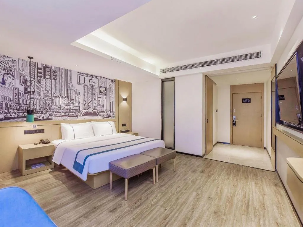 Bed in City Comfort Inn Chongqing Fuling North Station Taiyi Avenue