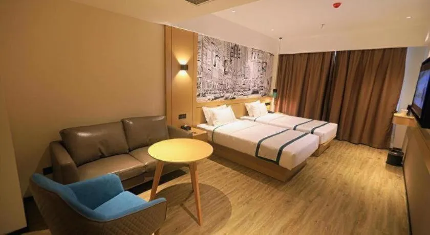 Bed in City Comfort Inn Chongqing Fuling North Station Taiyi Avenue