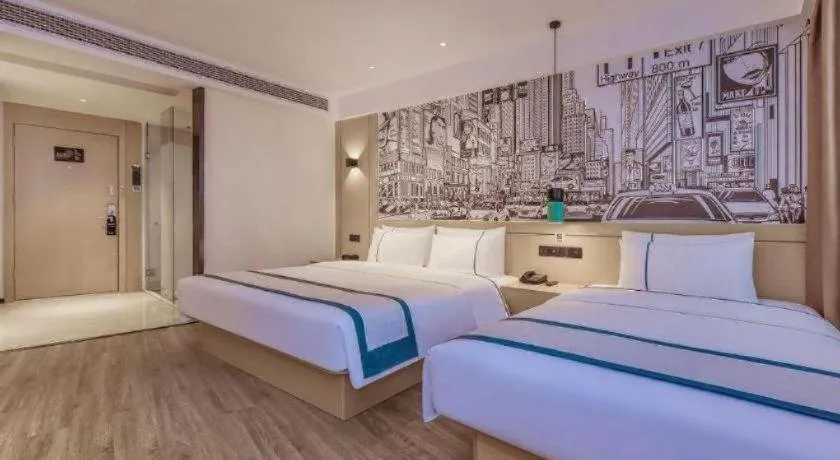 Bed in City Comfort Inn Chongqing Fuling North Station Taiyi Avenue