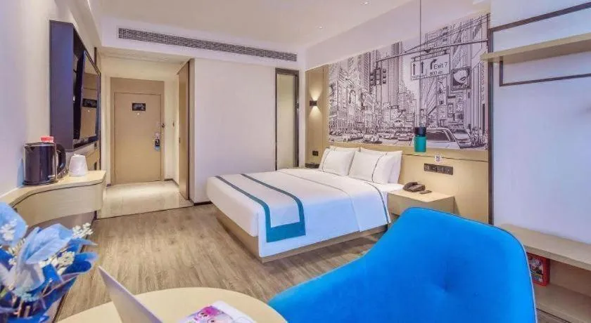 Bed in City Comfort Inn Chongqing Fuling North Station Taiyi Avenue