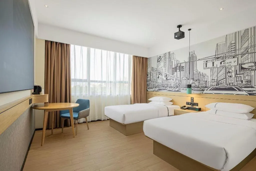 Bed in City Comfort Inn Chongqing Fuling North Station Taiyi Avenue